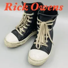 RICK OWENS ラモーンズ レザーハイカット ハリウッド スニーカーのサムネイル