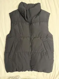 GU 中綿 ダウンベスト ブラックのサムネイル
