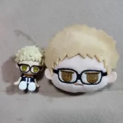 ハイキュー!!　ダイソー　ぬいぐるみキーホルダー　フィギュア　月島蛍