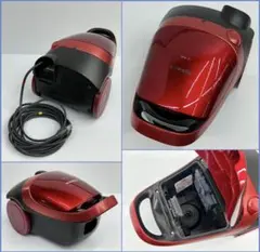 動作保証品　東芝 トルネオ VC-PH9 掃除機　2019年製　本体　赤　レッドのサムネイル