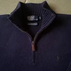 Polo by Ralph Lauren ネイビー XL ハーフジップセーター
