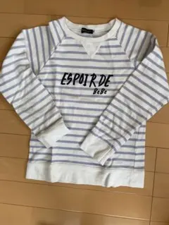 BeBe ストライプ トレーナー 140