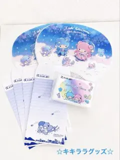 【キキララ】リトルツインスターズ ☆きらぼし銀行 ☆ノベルティセット〖非売品〗
