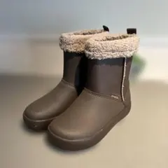Crocs ダークブラウン ショートブーツ　19cm 新品未使用品のサムネイル