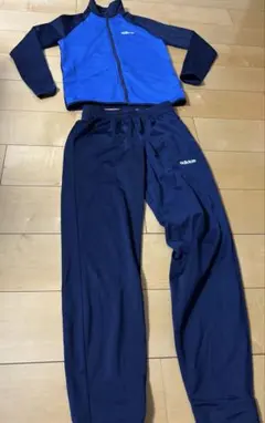 adidas ジャージ上下セット 青/ネイビー 160