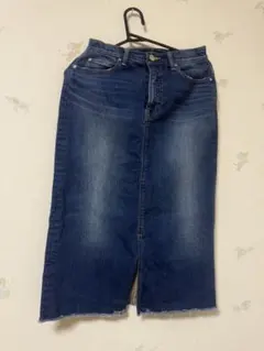 AZUL ダークブルータイトスカート