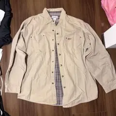 Carhartt XL ベージュ シャツジャケット