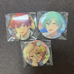 あんスタ 缶バッジ3点セット/天城一彩、白鳥藍良、風早巽