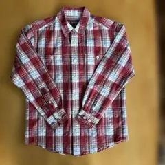 Eddie Bauer 長袖シャツ XS レッド系チェック