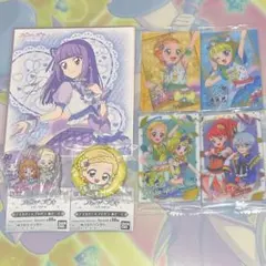 アイカツ！ プリパラ あそーと アクリルチャーム 缶バッジ 色紙 ウエハース