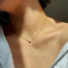 【ゴールド】一粒パールネックレス シルバーネックレス