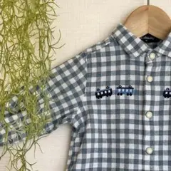 Klädskap チェック長袖シャツ 90