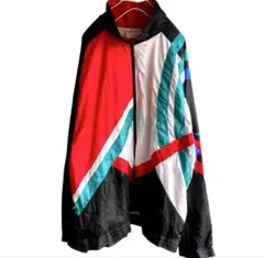 80s 90s 銀タグadidas nylon jacket