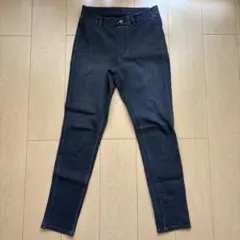 【匿名配送】スキニーデニムパンツ ブラックのサムネイル
