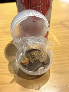 たかはたまさお　木彫り風FIGURE COLLECTION ガチャ　柿どうぞ熊
