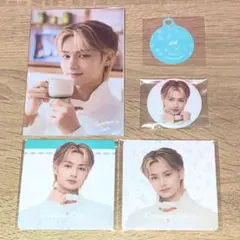 SEVENTEEN ジュン カフェ 2023 缶バッジ ポストカード コースター