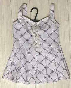 【新品タグ付き】Ank Rouge モノグラムビスチェセットアップ