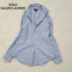 【現行モデル/美品】ポロラルフローレン オックスフォードシャツ ブルー L相当のサムネイル