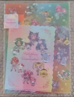 Yes！プリキュア５GoGo！　サンリオキャラクターズ　コラボ　クリアファイル