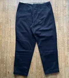 UNIQLO U ワイドフィット テーパード アンクルチノ 黒