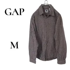 GAP チェックシャツ M メンズ