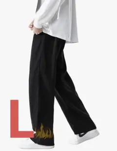 メンズ ズボン ロングパンツ 秋服 ワイドパンツ シンプル ウエストゴム