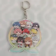 カラフルピーチ　アクリルキーホルダー