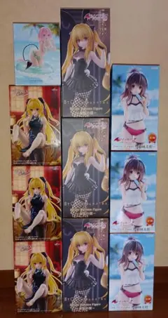 75＿To LOVEるダークネス　金色の闇　結城美柑　モモ　フィギュア　10体