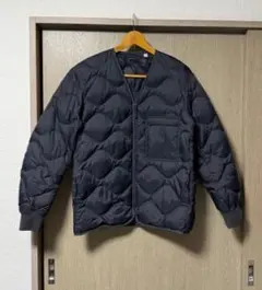 週末値引き中 UNIQLO U ダークグレー キルティングジャケット　Mサイズ