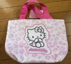 【タイムセール♡】ハローキティ ヒョウ柄 ハンドバッグ　ミニトート