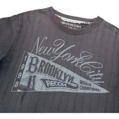 00s y2k リーコン RECON NYC Tシャツ Lサイズ ダークブラウンのサムネイル