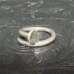 2★釘/ネイルリング　クロス　シルバー　約10号　銀　指輪