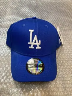 New Era LAロゴBlue色White刺繍男女用キャップフリ➖サイズ