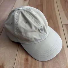 希少 台湾製 ポロラルフローレン キャップ ダッドキャップ ベージュ 刺繍