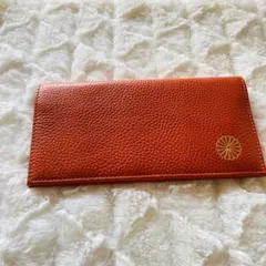 【未使用】皇居 財布 長財布 菊の御紋 本革 オレンジ 限定 開運 未使用】皇居 財布 長財布 菊の御紋 本革 オレンジ 限定 開運 - メルカリ