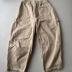 サマンサモスモスベージュ カジュアルパンツ ゴムウエスト