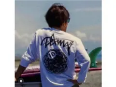 キムタク　私物　dama surfboards ダマサーフ　ロンT グレー　L キムタク着 DAMA SURFBOARDS ダマサーフボード Tシャツ 私物 L