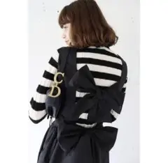 épine back double ribbon one-piece