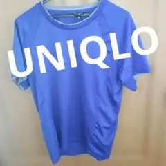 UNIQLOブルードライカラークルーネックTシャツMサイズ341-068009