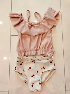 ベビーセパレート水着女の子 90cm
