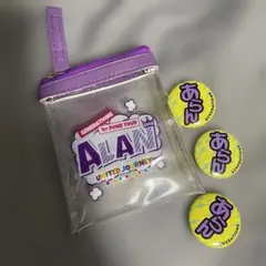 GENERATIONS 白濱亜嵐 缶バッジ3個セット、ポーチ