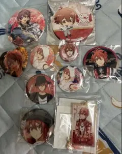 アイナナ 七瀬陸 缶バッジ まとめ売り キーホルダー 原作絵 種村