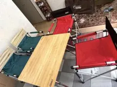 チェア2脚 Castelmerlino カステルメリーノ レッド ケース付き - メルカリ
