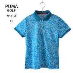 PUMA ゴルフ ポロシャツ XL 花柄