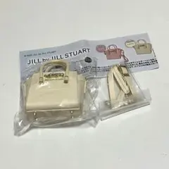 JILLSTUARTガチャ ミニビジューロイヤルトートキーホルダー ホワイト