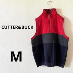 CUTTER&BUCK カッターアンドバック　ハーフジップベスト　M スポーツ