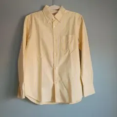 BEAMS Co., Ltd. ストライプ ボタンダウンシャツ イエローのサムネイル
