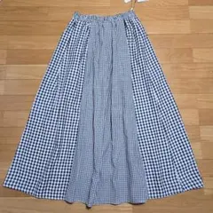 le colis ギンガムチェック ロングスカートのサムネイル