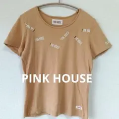 【PINK HOUSE】 半袖　Tシャツ ベージュ　オレンジ　Мのサムネイル