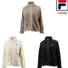【新品・未使用】FILA VL2560 フリースジャケット ホワイト